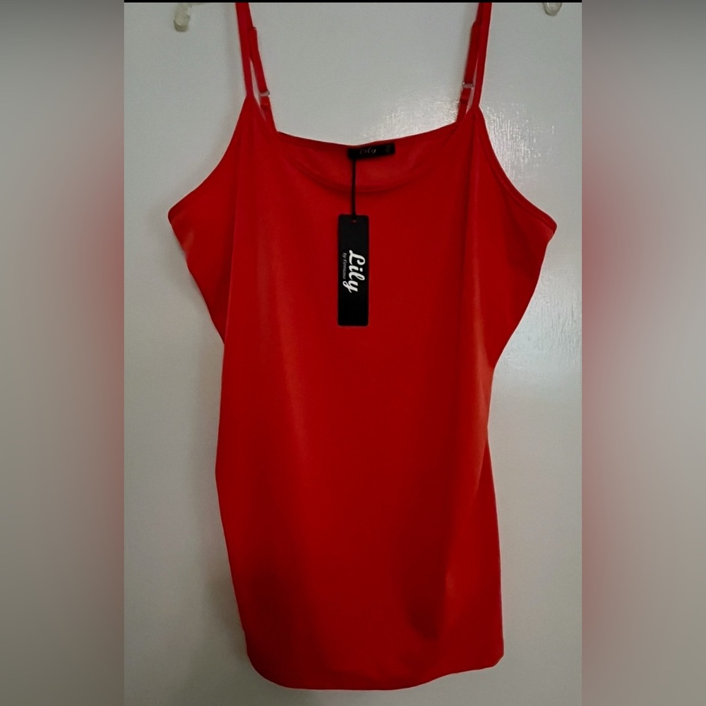 Lily Vibrant Red Tank Top